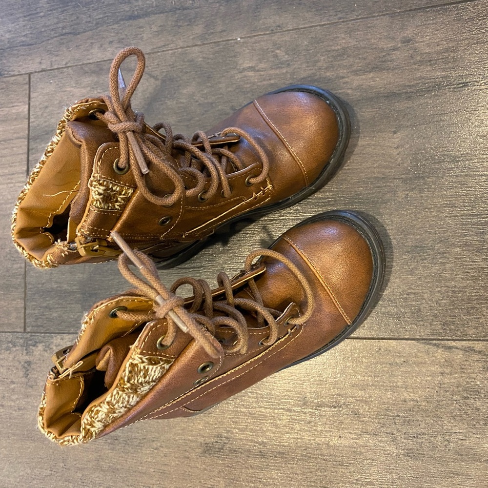 Brown Kids Boots